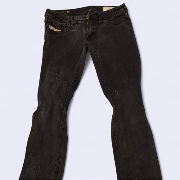 Black Bootcut Diesel Jeans - Picture 1 of 6